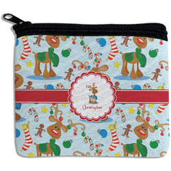 Reindeer Rectangular Coin Purse (Personalized)