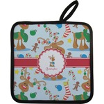 Reindeer Pot Holder w/ Name or Text