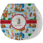 Reindeer Burp Pad - Velour w/ Name or Text