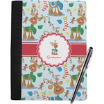 Reindeer Notebook Padfolio - Large w/ Name or Text