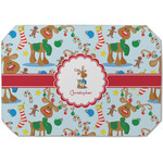 Reindeer Dining Table Mat - Octagon (Single-Sided) w/ Name or Text