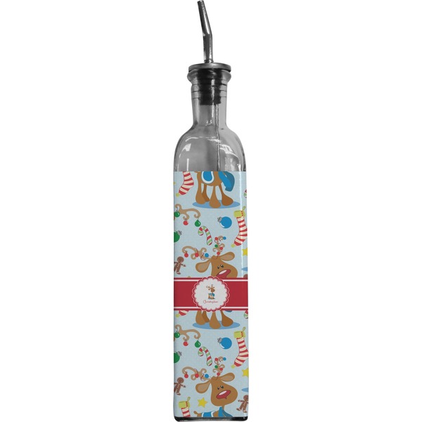 Custom Reindeer Oil Dispenser Bottle (Personalized)