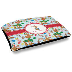 Reindeer Outdoor Dog Bed - Large (Personalized)
