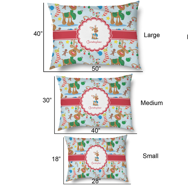 Reindeer Outdoor Dog Beds - SIZE CHART