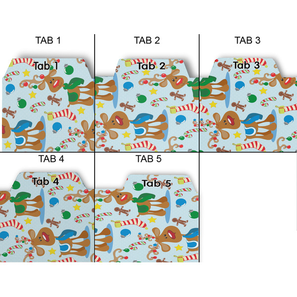 Reindeer Page Dividers - Set of 5 - Approval