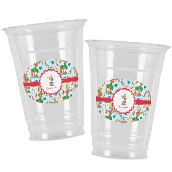 Reindeer Party Cups - 16oz - Alt View