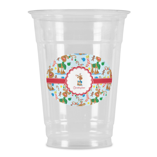 Custom Reindeer Party Cups - 16oz (Personalized)