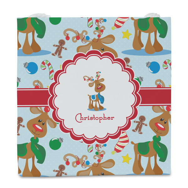 Reindeer Party Favor Gift Bag - Matte - Front