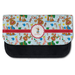 Reindeer Canvas Pencil Case w/ Name or Text