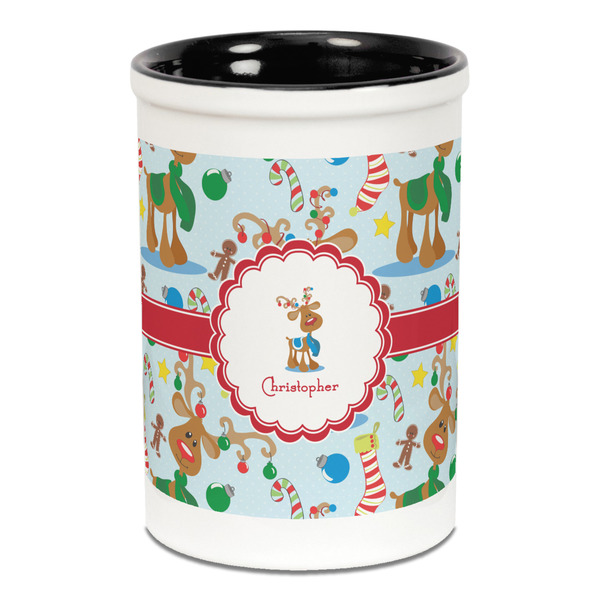 Reindeer Pencil Holder - Black