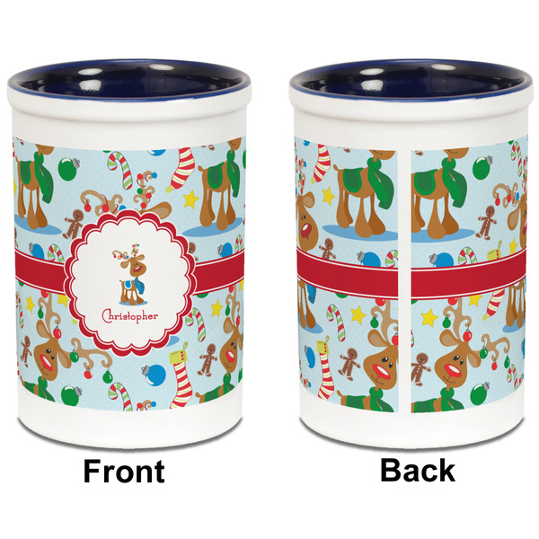 Reindeer Pencil Holder - Blue - approval