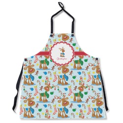 Reindeer Apron Without Pockets w/ Name or Text