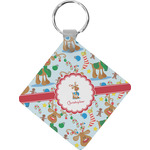 Reindeer Diamond Plastic Keychain w/ Name or Text