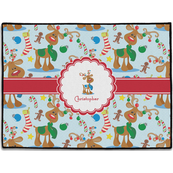 Custom Reindeer Door Mat (Personalized)