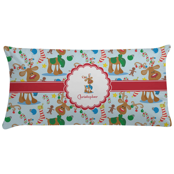 Custom Reindeer Pillow Case - King (Personalized)
