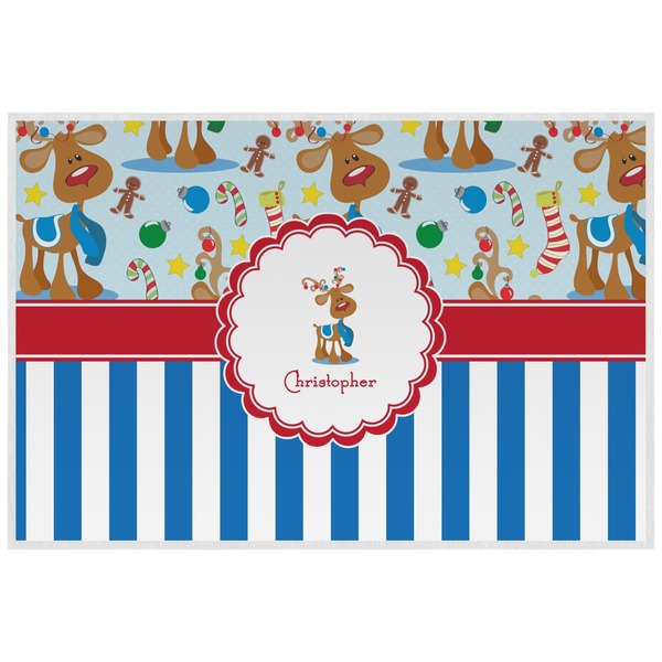 Reindeer Personalized Placemat (Back)