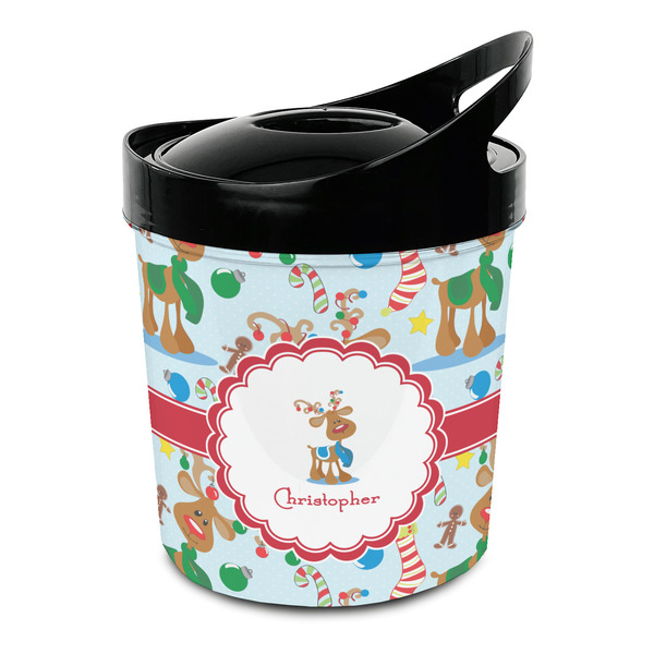 Custom Reindeer Plastic Ice Bucket (Personalized)