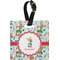 Reindeer Personalized Square Luggage Tag
