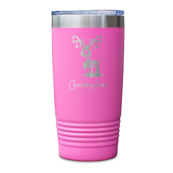 Reindeer Pink Polar Camel Tumbler - 20oz - Single Sided - Approval