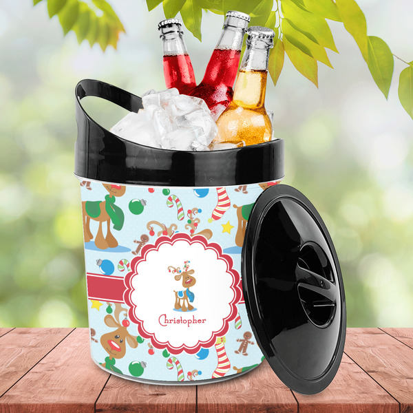 Reindeer Plastic Ice Bucket - LIFESTYLE