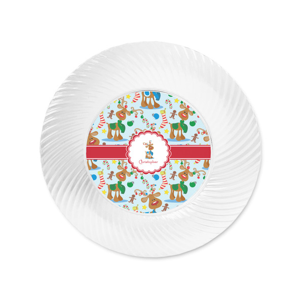 Reindeer Plastic Party Appetizer & Dessert Plates - Approval