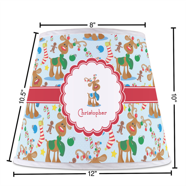 Reindeer Poly Film Empire Lampshade - Dimensions