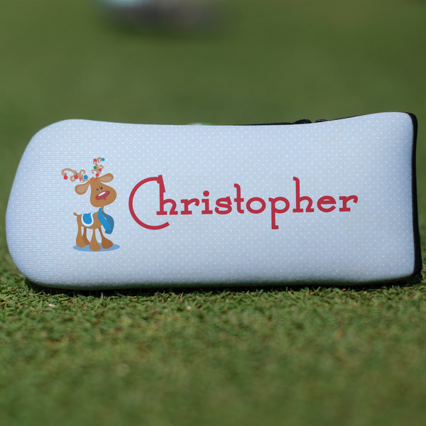 Custom Reindeer Blade Putter Cover (Personalized)
