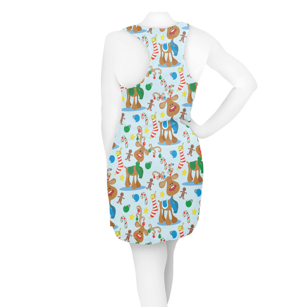 Reindeer Racerback Dress - On Model - Back
