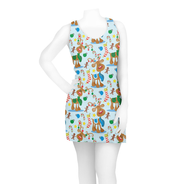 Reindeer Racerback Dress - On Model - Front