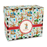 Reindeer Wood Recipe Box - Full Color Print (Personalized)