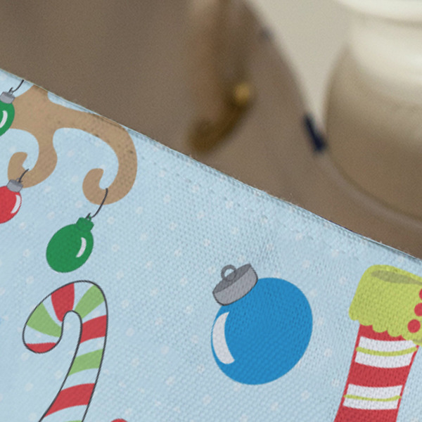 Reindeer Large Rope Tote - Close Up View