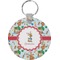 Reindeer Round Keychain (Personalized)