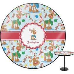 Reindeer Round Table - 30" (Personalized)