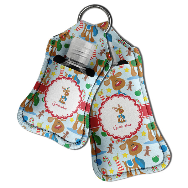 Reindeer Sanitizer Holder Keychain - Both in Case (PARENT)