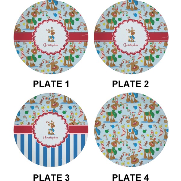 Reindeer Set of Appetizer / Dessert Plates (Approval)