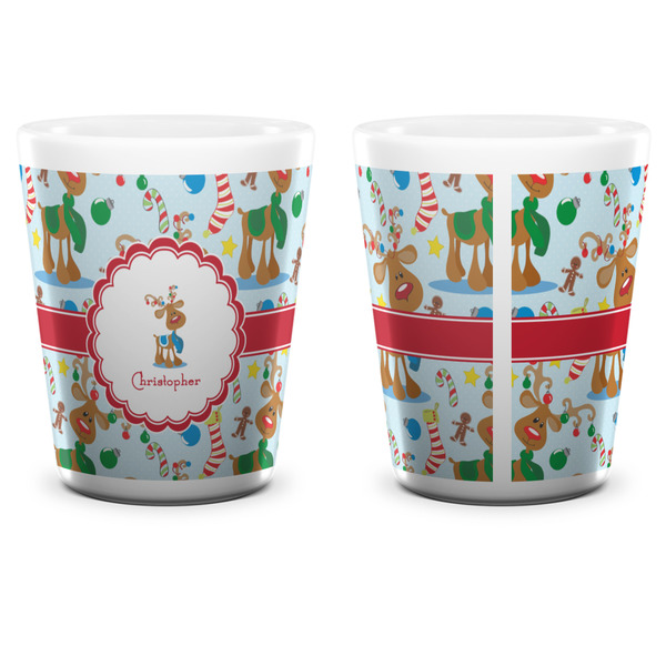 Reindeer Shot Glass - White - APPROVAL