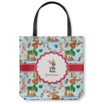 Reindeer Canvas Tote Bag - Large - 18"x18" (Personalized)