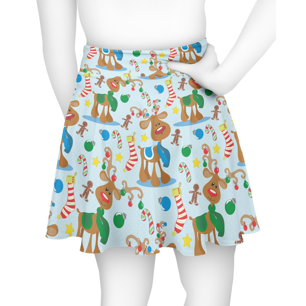 Reindeer Skater Skirt - Back