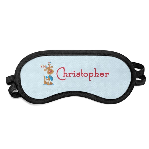 Custom Reindeer Sleeping Eye Mask (Personalized)