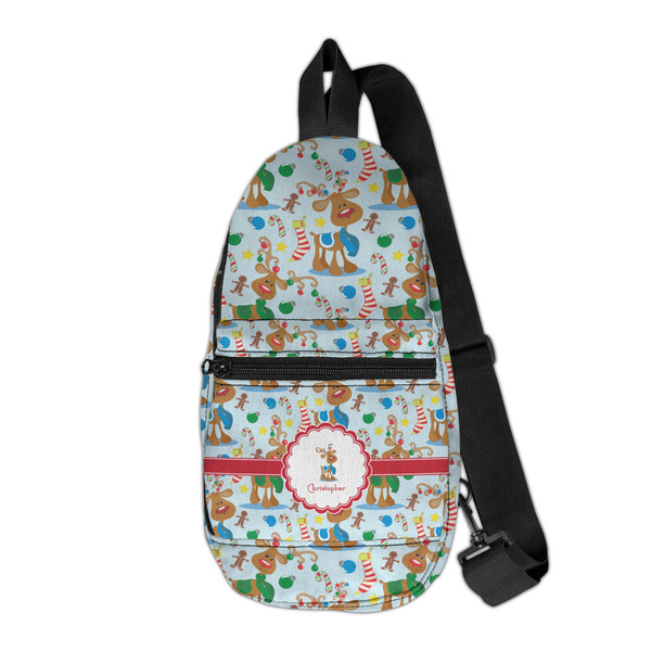 Custom Reindeer Sling Bag (Personalized)