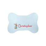 Reindeer Bone Shaped Dog Food Mat (Small) (Personalized)