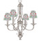 Reindeer Small Chandelier Shade - LIFESTYLE (on chandelier)