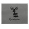Reindeer Small Engraved Gift Box with Leather Lid - Approval