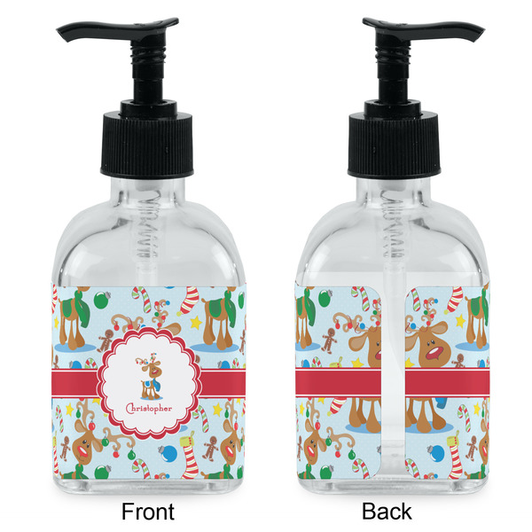 Reindeer Glass Soap/Lotion Dispenser - Approval