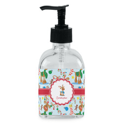 Reindeer Glass Soap & Lotion Bottle - Single Bottle (Personalized)