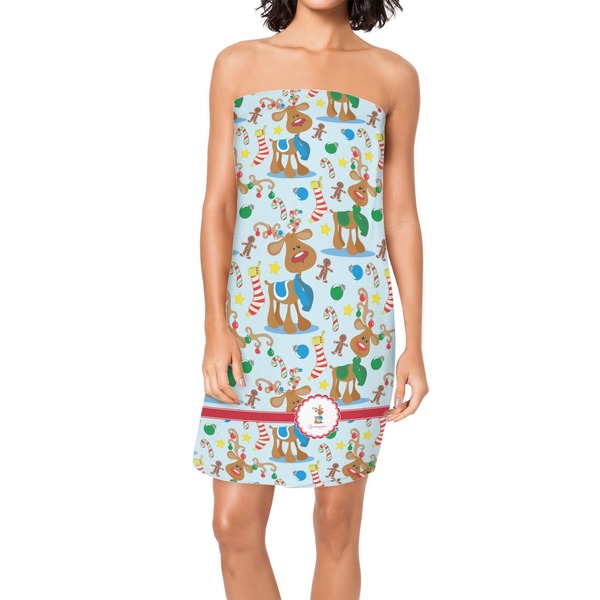 Custom Reindeer Spa / Bath Wrap (Personalized)