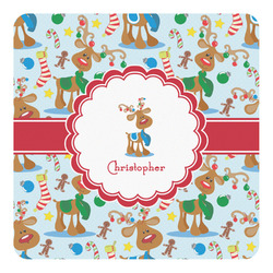 Reindeer Square Decal (Personalized)