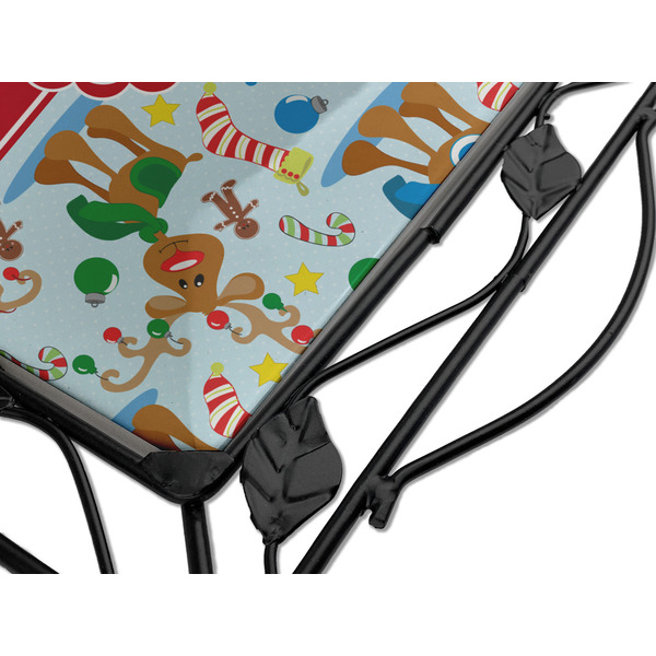 Reindeer Square Trivet - Detail