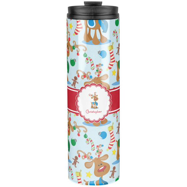 Reindeer Stainless Steel Tumbler 20 Oz - Front