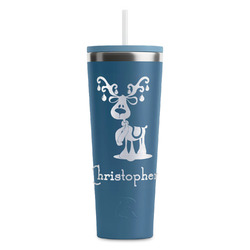 Reindeer RTIC Everyday Tumbler with Straw - 28oz (Personalized)